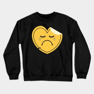 Sad Heart Crewneck Sweatshirt